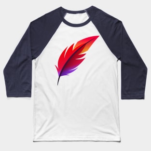 Feather Designe Baseball T-Shirt